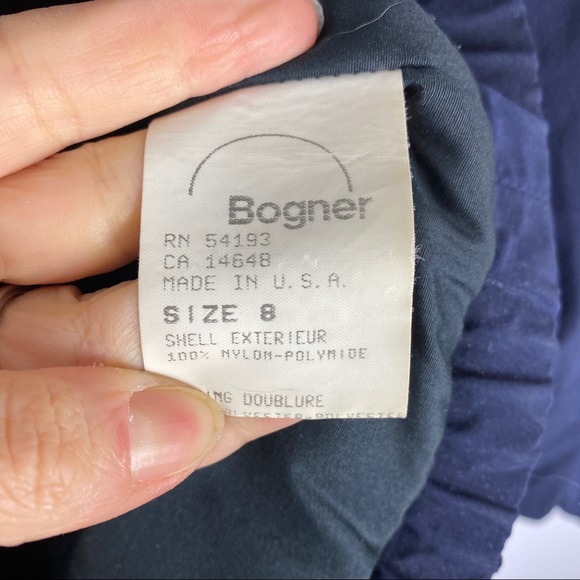 Vintage USA Bogner Ski Jacket Embroidered Patches - Picture 6 of 8